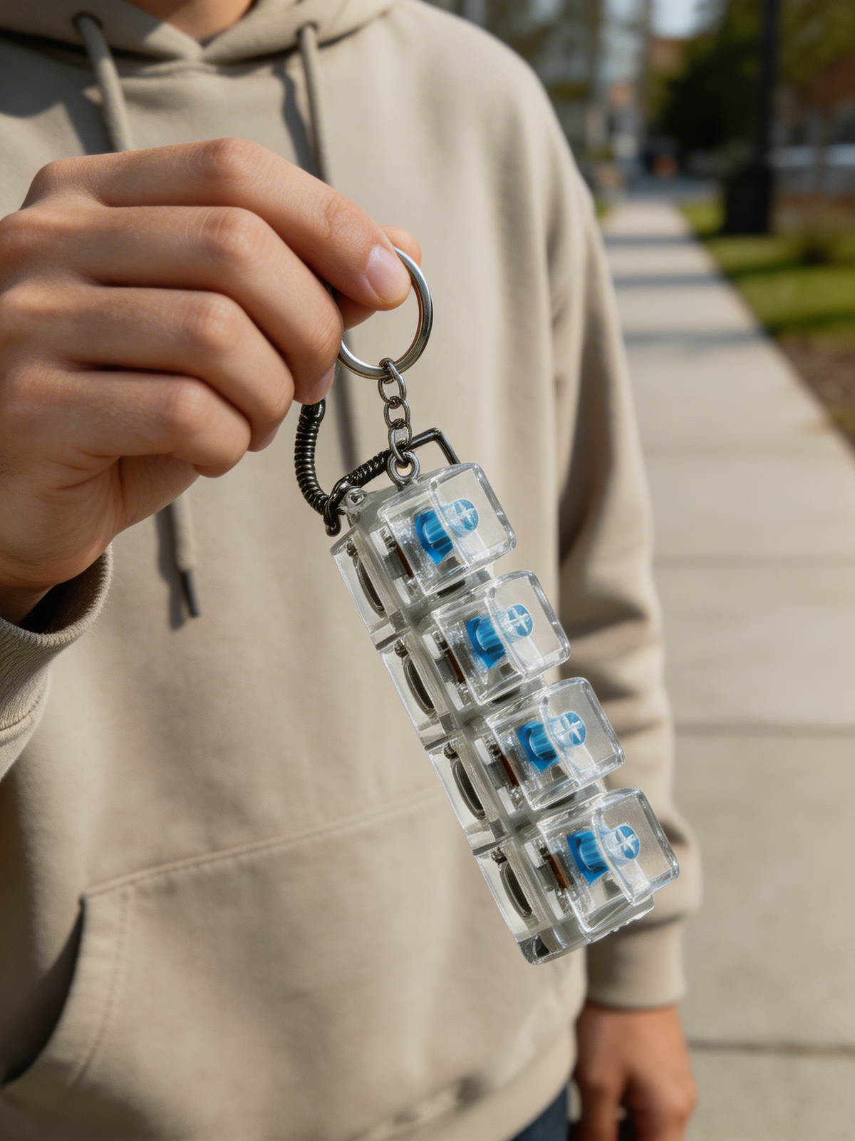 GlowTaps™ – Le Porte-Clés Qui Apaise l’Esprit